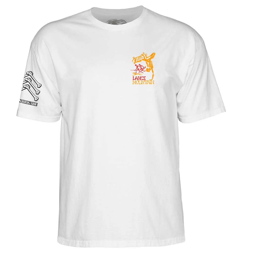 Powell Peralta Bones Brigade Series 17 Lance Mountain T-Shirt - white