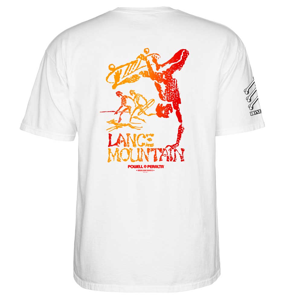Powell Peralta Bones Brigade Series 17 Lance Mountain T-Shirt - white