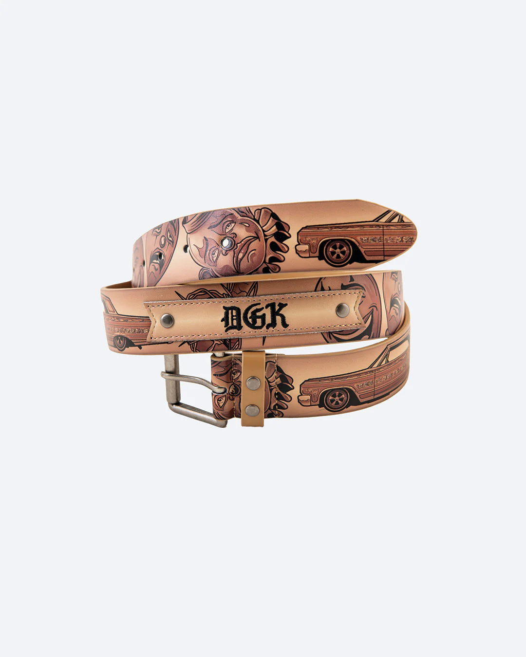 DGK BELT Crazy Life Brown