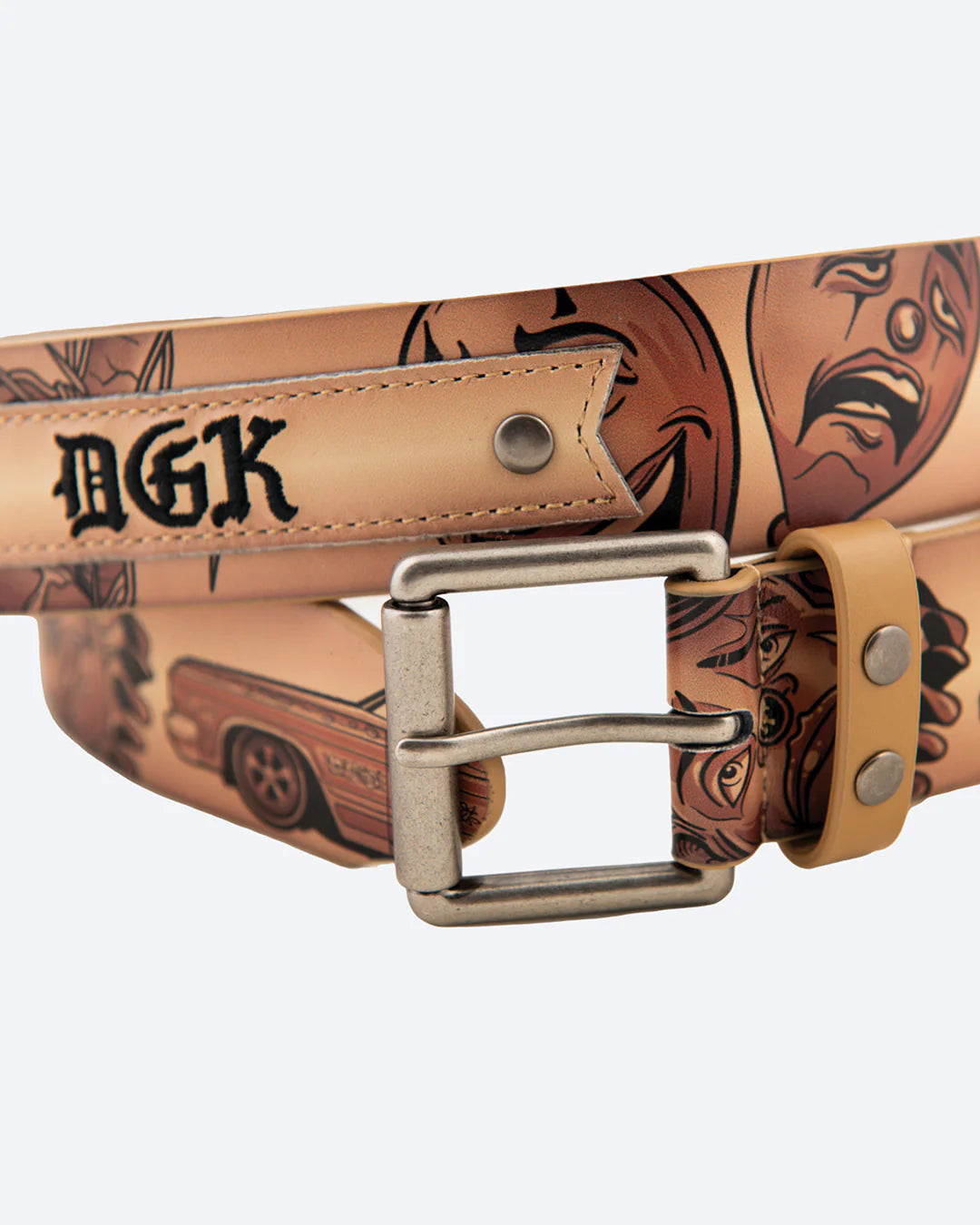 DGK BELT Crazy Life Brown