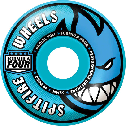 Spitfire skateboard wheels Radial Full Blue 99 Duro 55mm