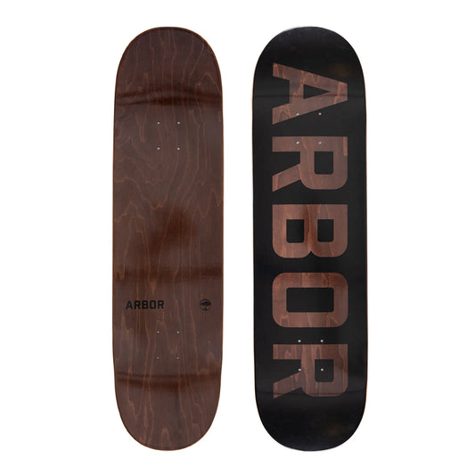 Arbor Logo Skateboard Deck Surplus 8.0”