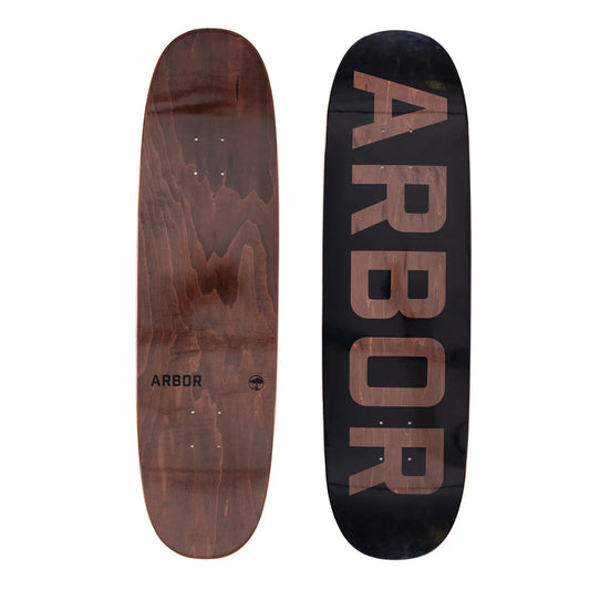 Arbor Logo Skateboard Deck Surplus Egg Shape 8.75”