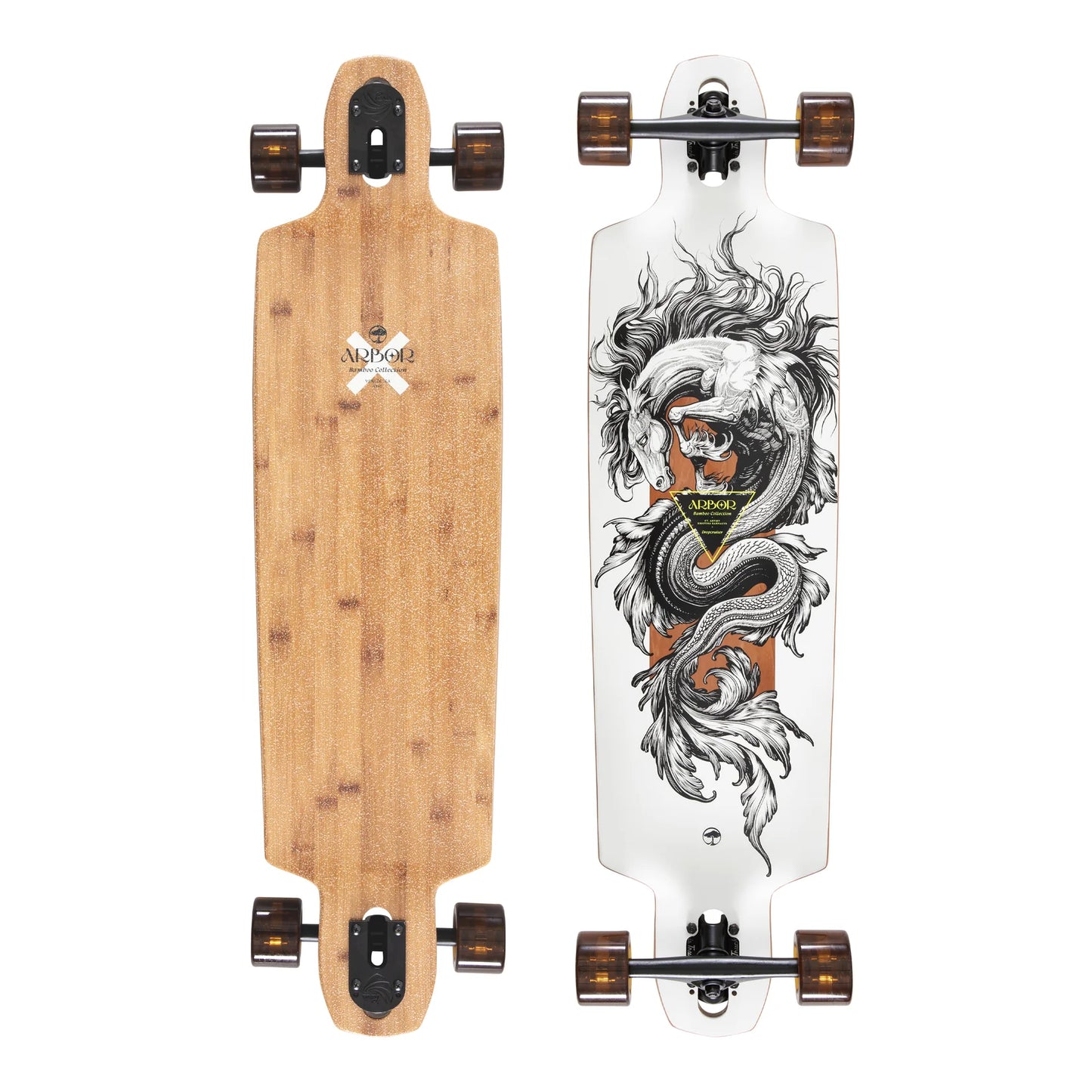 Arbor longboard skateboard Bamboo Dropcruiser 38” K Darmaeva Performance Complete drop thur