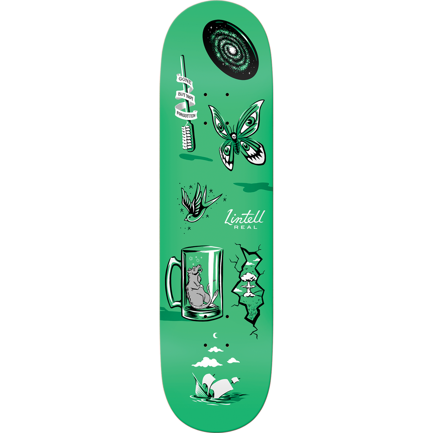 Real Skateboard Deck 8.28” Lintell Revealing