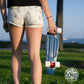 Swell Complete 22” Oceans Blue / Red / White Cruiser Skateboard