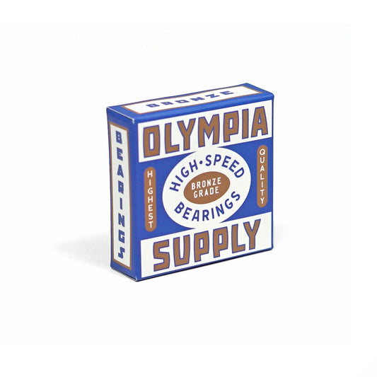 Olympia Bearings Bronze Grade High-Speed skateboard bearings set of 8