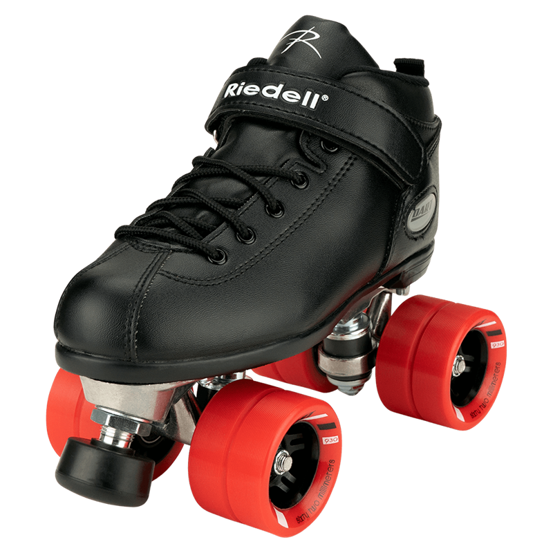 Riedell DART Roller Skates Black Size 7