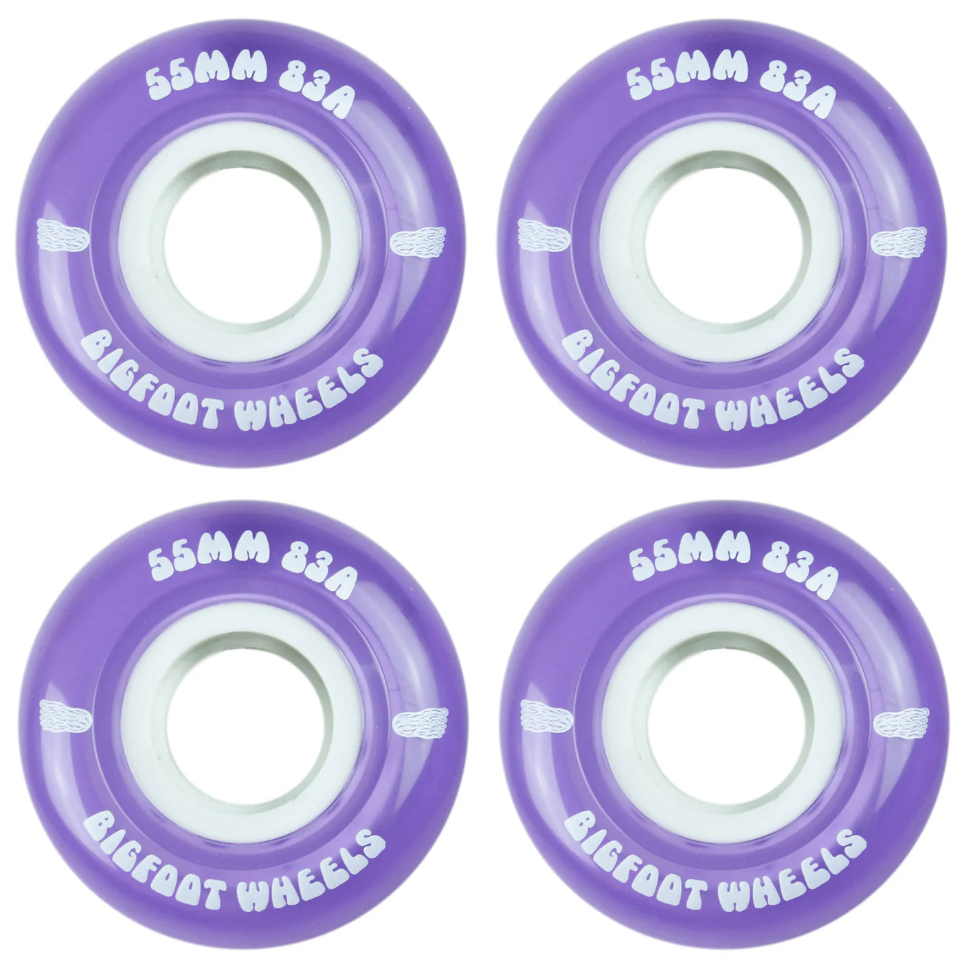 Bigfoot 83A Skateboard Wheels Soft Cruiser Filmer Wheels