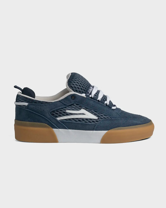 LAKAI Skateboard Shoes Payload - Navy Suede White Gum