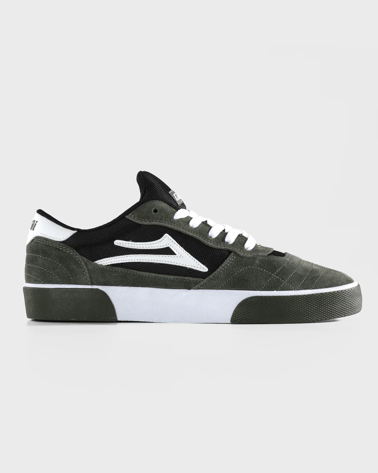 LAKAI Cambridge - Covert Green Black White shoes