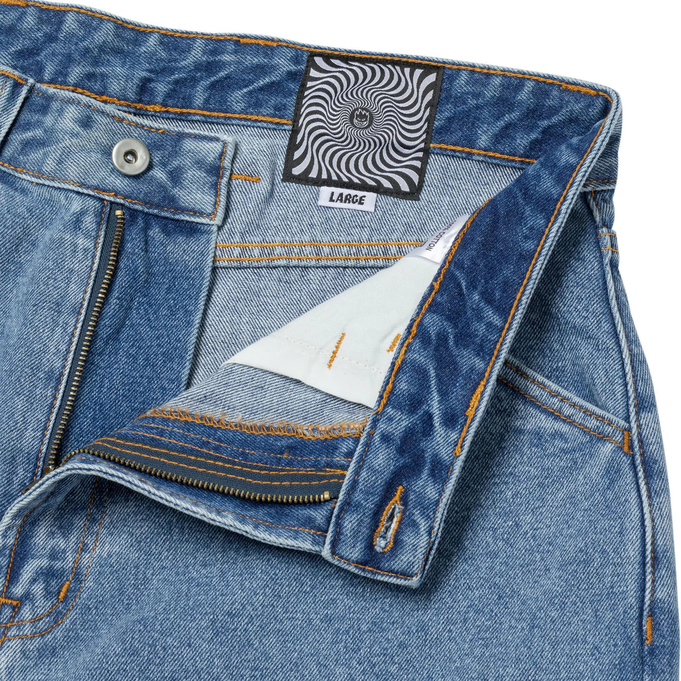 Spitfire Denim Pants BIGHEAD FILL Medium Stone Wash skate jeans