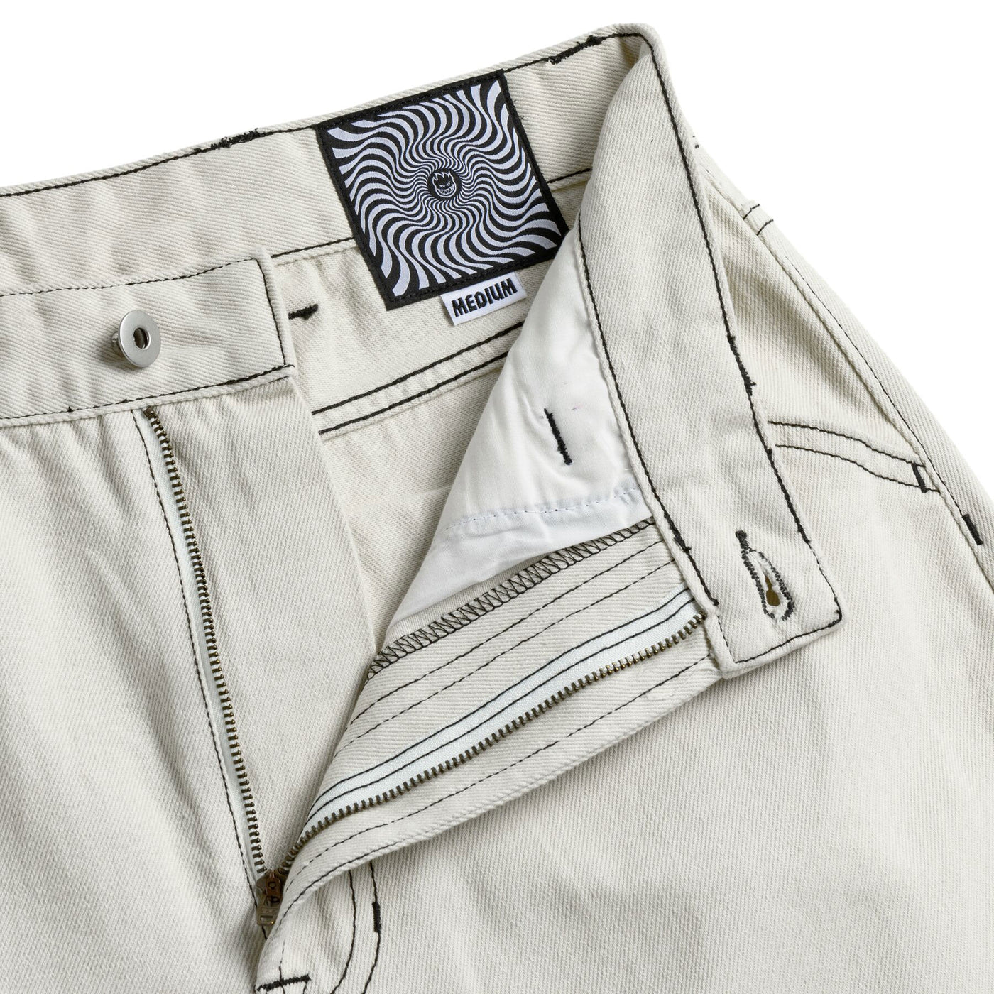 Spitfire Denim Pants BIGHEAD Natural / Black skate jeans
