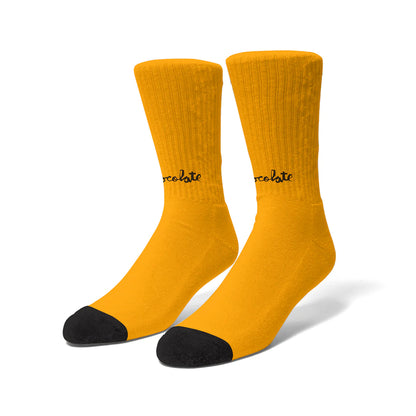Chocolate Lost Chunk Crew Socks