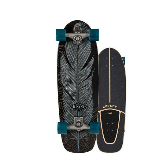 Carver Complete Surf Skate C7 Raw 31.25" Knox Quill