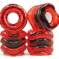 SHARK WHEEL 70MM, 78A FIREFLY - TRANSPARENT RED WITH RED LIGHTS