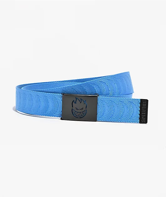 SPITFIRE BIGHEAD CUT OUT CRESCENT JAQUARD WEB BELT