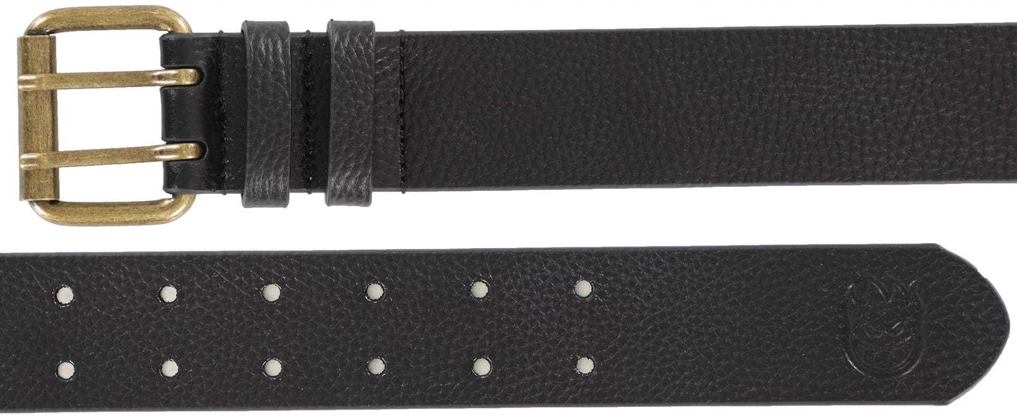 SPITFIRE BIGHEAD LEATHER BELT BRASS