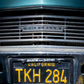 THRASHER BARBED WIRE LICENSE PLATE HOLDER