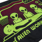 Alien Workshop Abduction Scanner Banner 24”x36” Black Lime