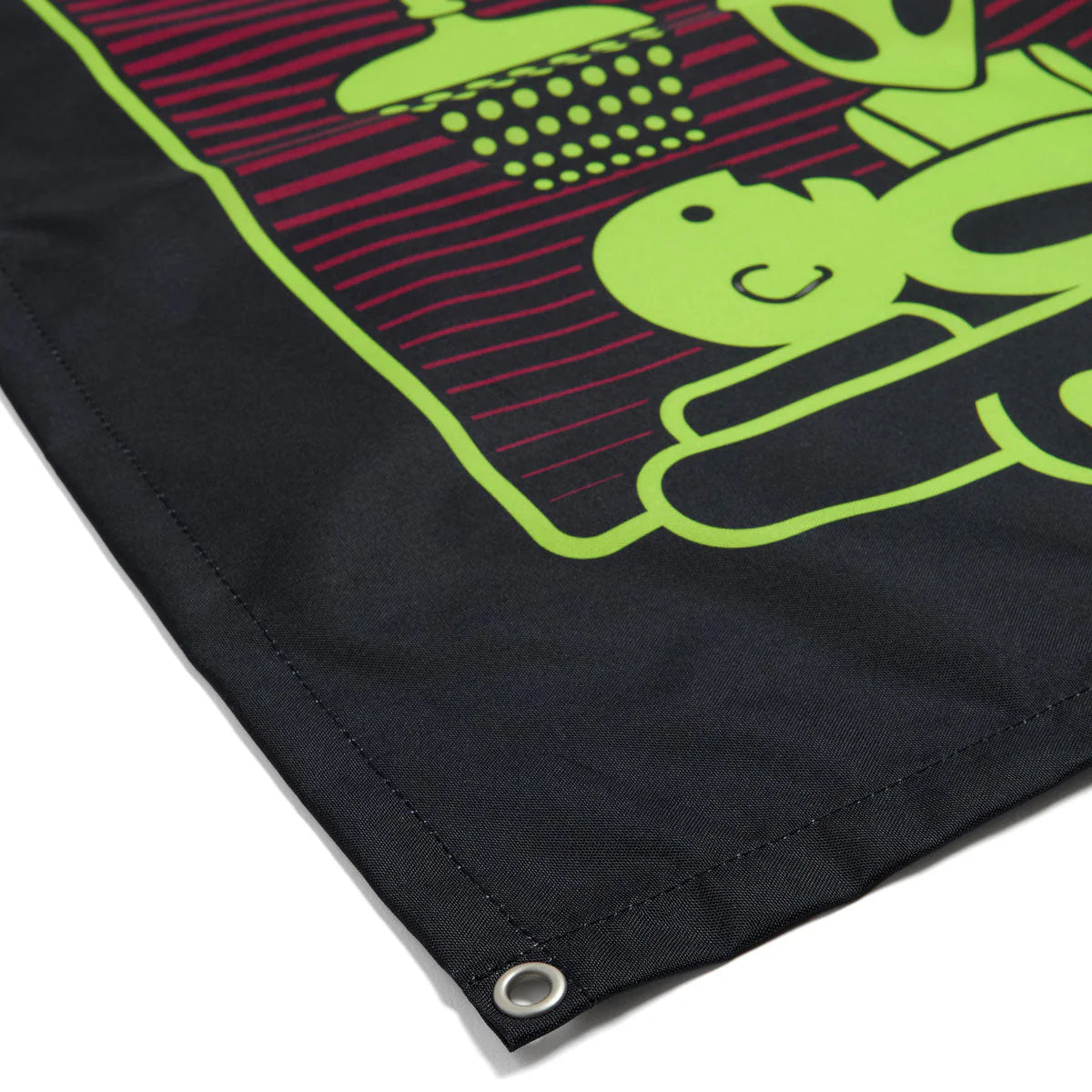 Alien Workshop Abduction Scanner Banner 24”x36” Black Lime