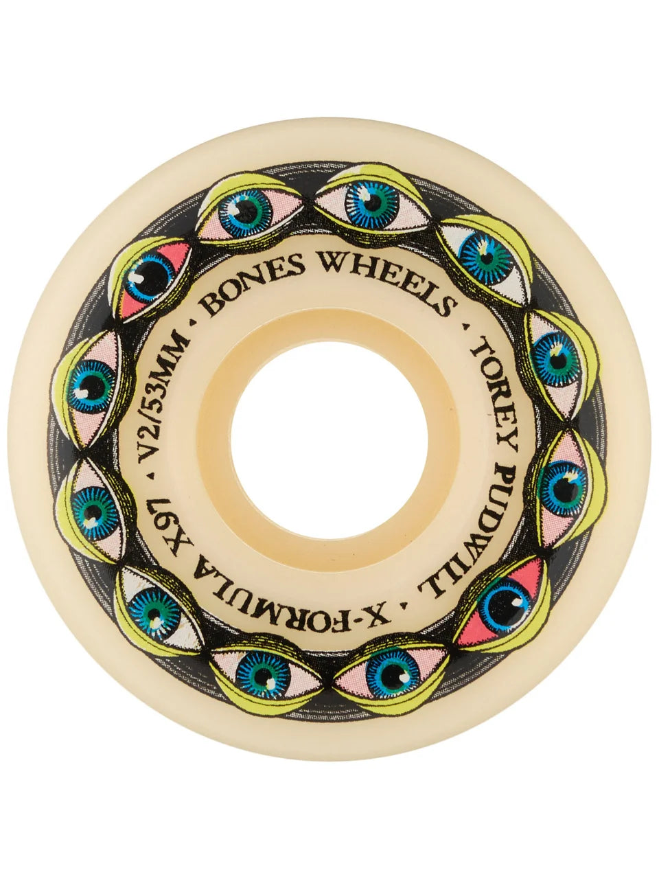 Bones Pudwill XF V2 Frying Eyes Wheels 97A 51mm