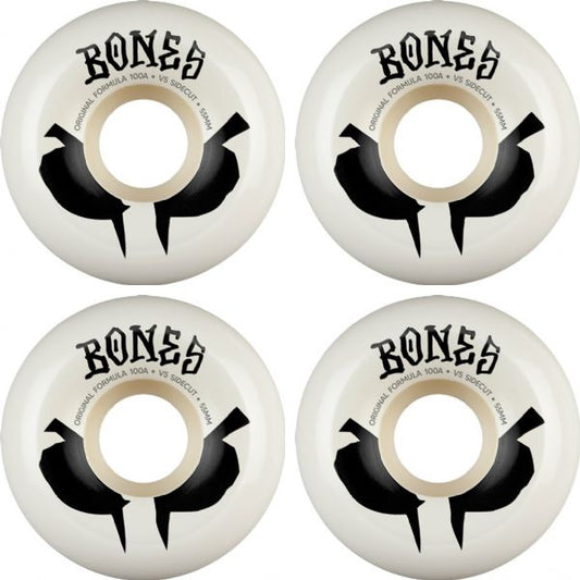 Bones 100’s OG V5 Sidecut Blot Wheels 100A 54mm