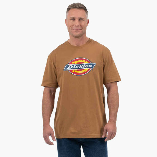 Dickies Logo Tee Shirt Brown