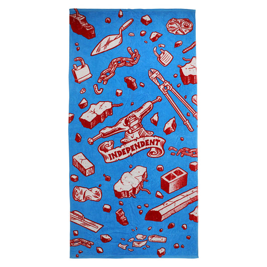 Independent Under The Bridge Beach Towel BLUE/RED