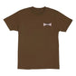 Independent Rose Span T-Shirt Drk Chocolate
