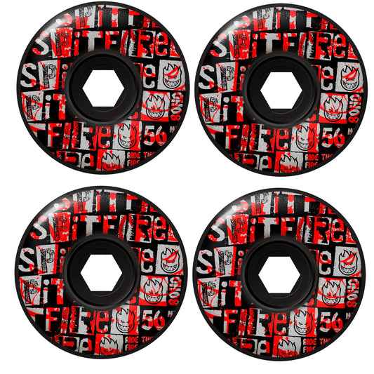 Spitfire Wheels 80HD Ransom Radial Full 56mm Black