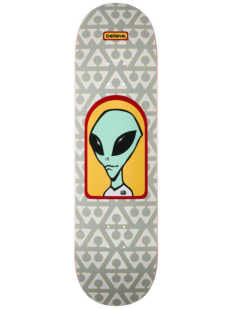 Alien Workshop Believe skateboard deck 8.62
