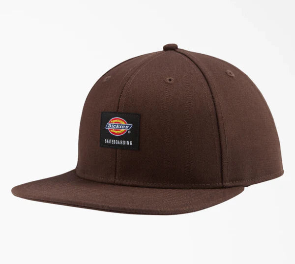 DICKIES SKATYE FLAT BILL CAP brown