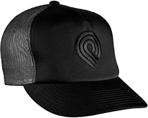 Powell Peralta Three-p Logo Black Mesh Trucker Hat - Adjustable