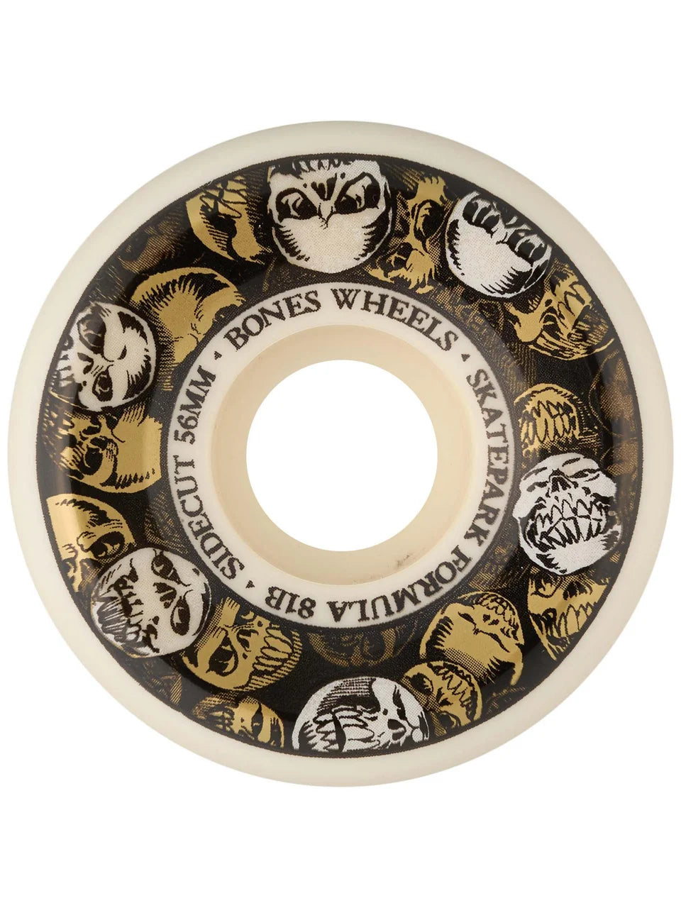 Bones 54mm 81b SPF Sidecut Skulls