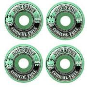 Spitfire F4 99a Conical Full 52mm Teal Skateboard Wheel