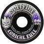 Spitfire F4 99a Conical Full 54mm Black/Silver Skateboard Wheel