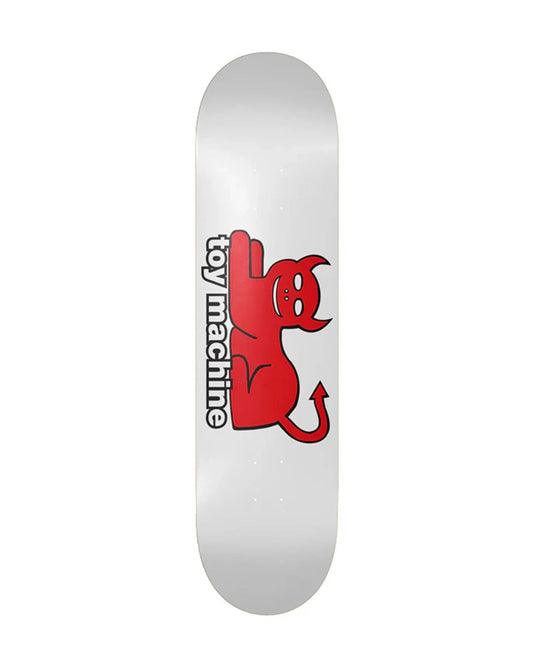 Toy Machine Devil Cat White 8.75 Skateboard Deck
