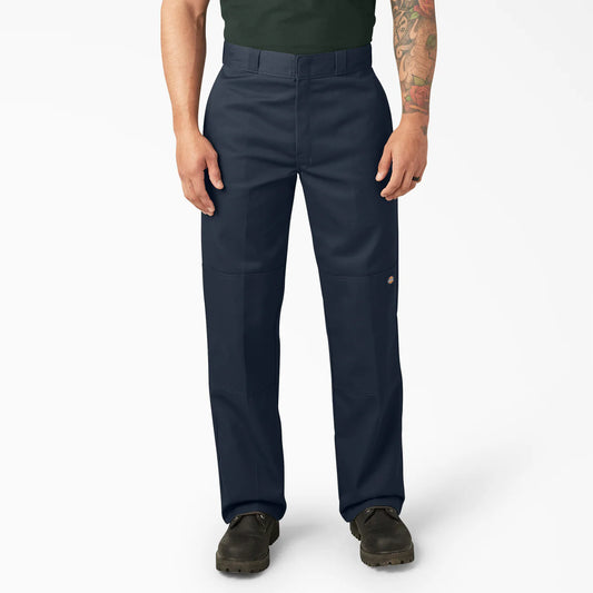 Dickies Loose Fit Double Knee Work Pants Navy 28x30