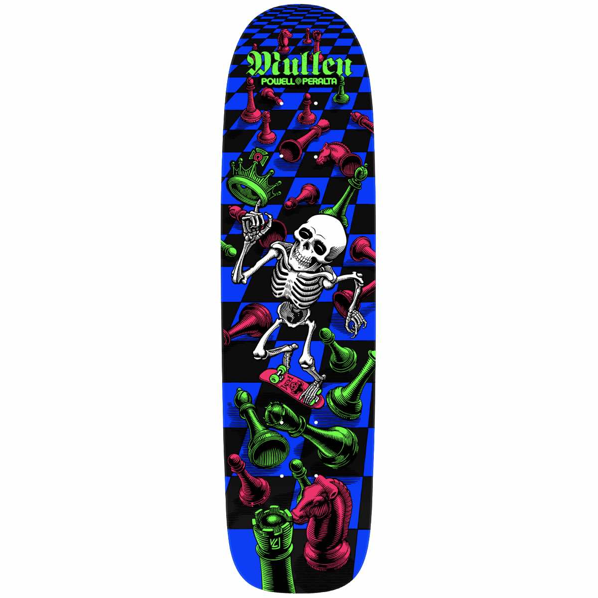 Powell Peralta Bones Brigade Series 14 Blacklight RODNEY MULLEN Skateboard Deck Reissue