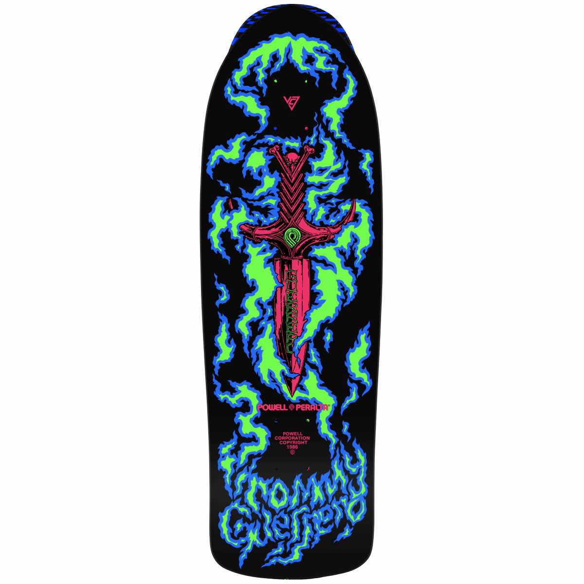 Powell Peralta Bones Brigade Series 14 Blacklight TOMMY GUERRERO Skateboard Deck Reissue
