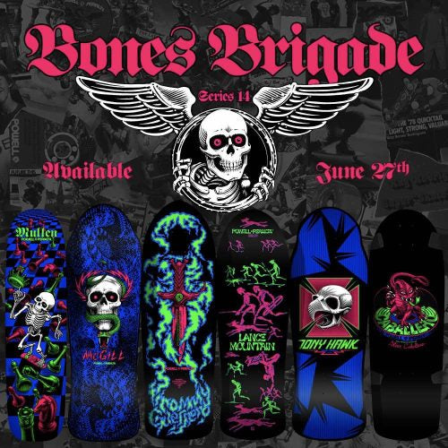 Powell Peralta Bones Brigade Series 14 Blacklight RODNEY MULLEN Skateboard Deck Reissue