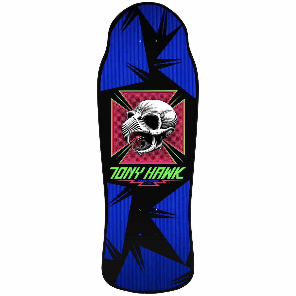 Powell Peralta Bones Brigade Series 14 Blacklight TONY HAWK Skateboard Deck Reissue