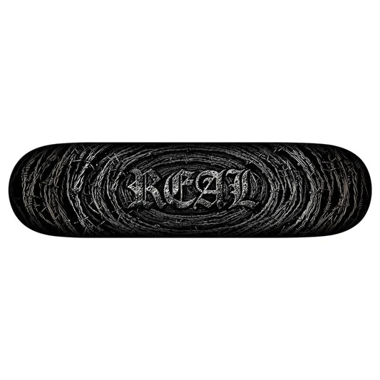 Real Team Barbedwire Oval 8.125 Skateboard Deck