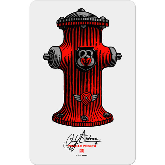 Powell Peralta Andy Anderson Hydrant Sticker