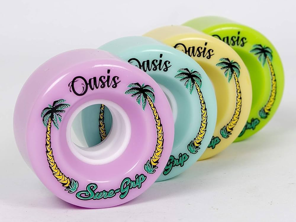 Sure-Grip 57mm 82A Oasis Roller Skate Wheels