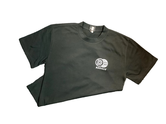 Daville x AS Colour S/S Heavyweight Boxy Fit Shirt Worldwide Black
