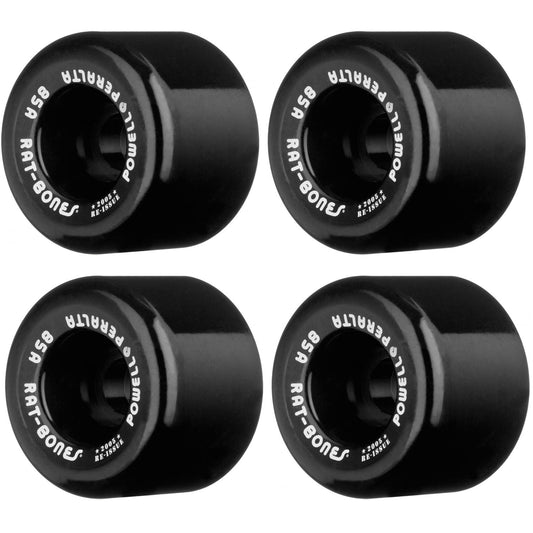 POWELL PERALTA 60mm wheels RAT BONES 85A BLACK