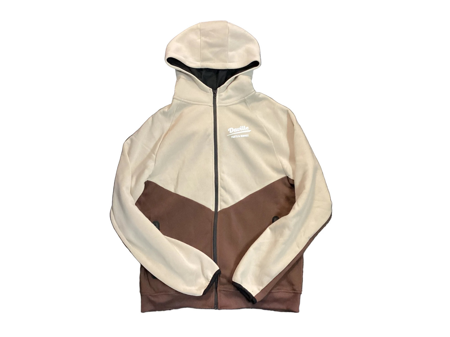 Daville Two Tone Fleece Zip Up Hoodie Parts & Service