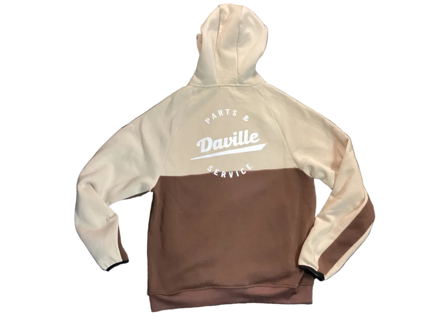 Daville Two Tone Fleece Zip Up Hoodie Parts & Service